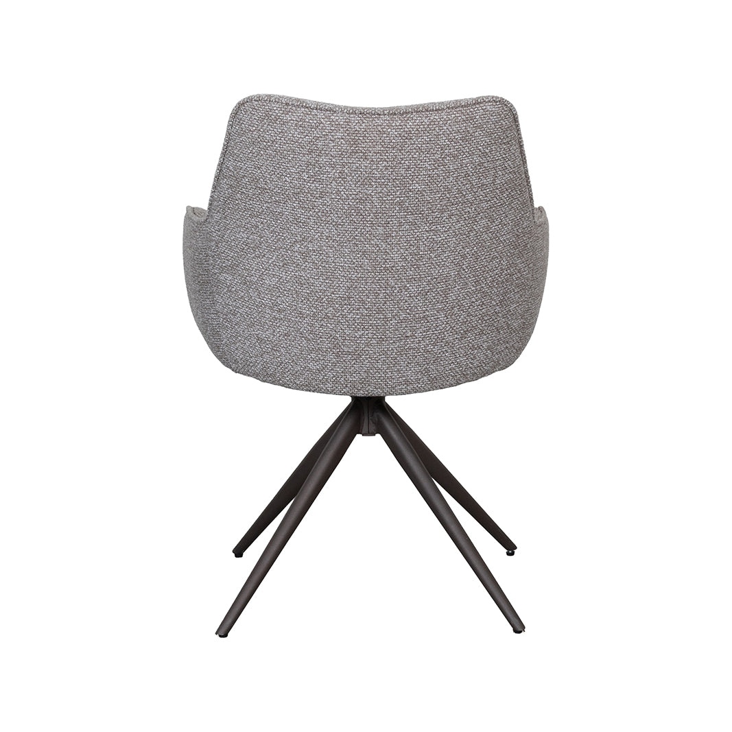 LABEL51 Eetkamerstoel Sawa - Mushroom - Royal Boucle