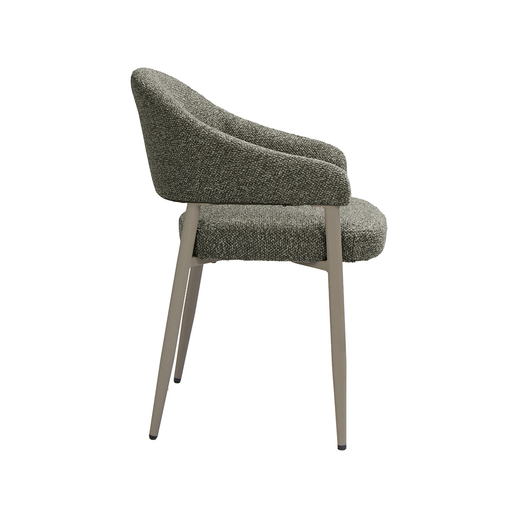 LABEL51 Eetkamerstoel Sora - Mushroom - Royal Boucle