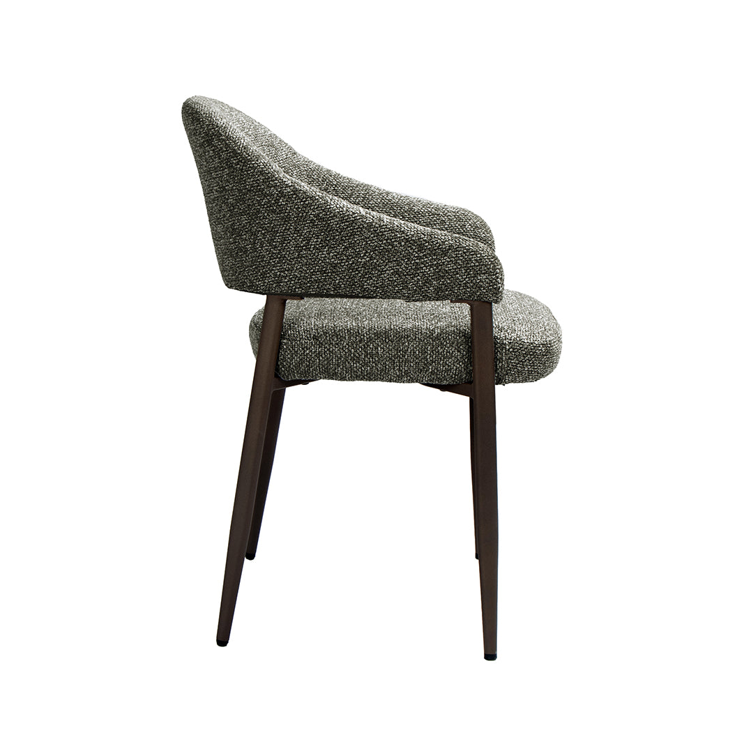LABEL51 Eetkamerstoel Sora - Mushroom - Royal Boucle