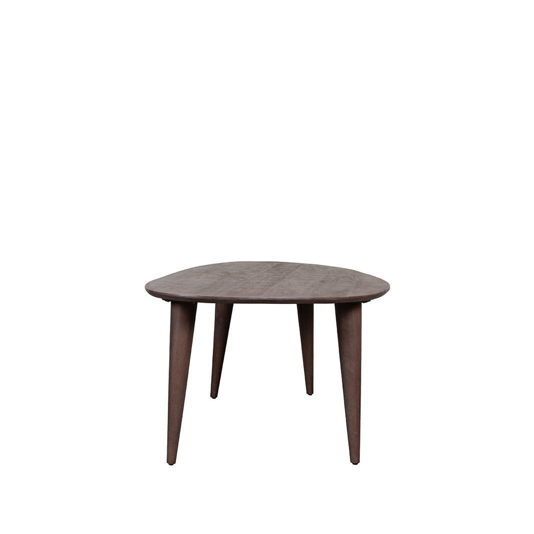 LABEL51 Eetkamertafel Fly - Espresso - Mangohout - 200 cm - Organisch
