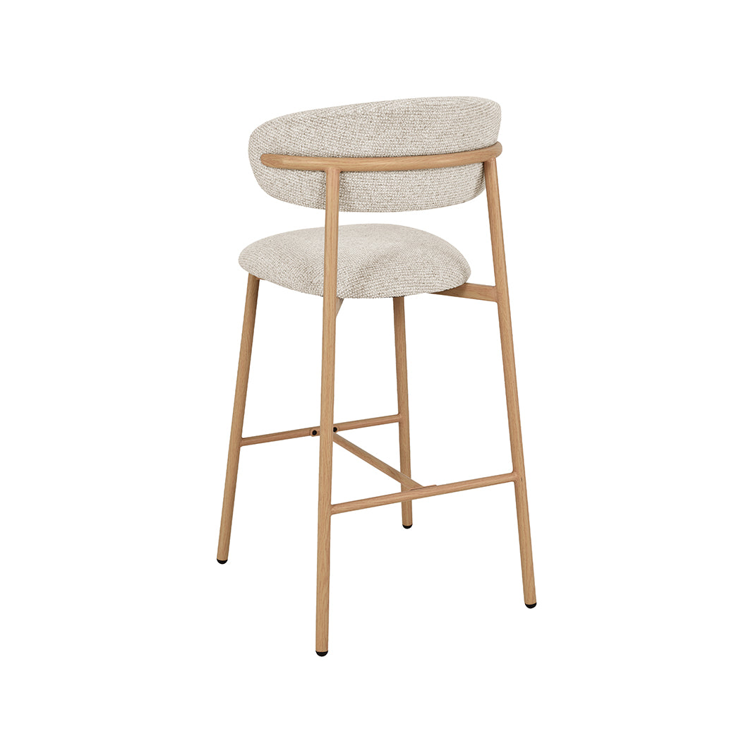 LABEL51 Barkruk Kaito - Beige - Prestige - Laag
