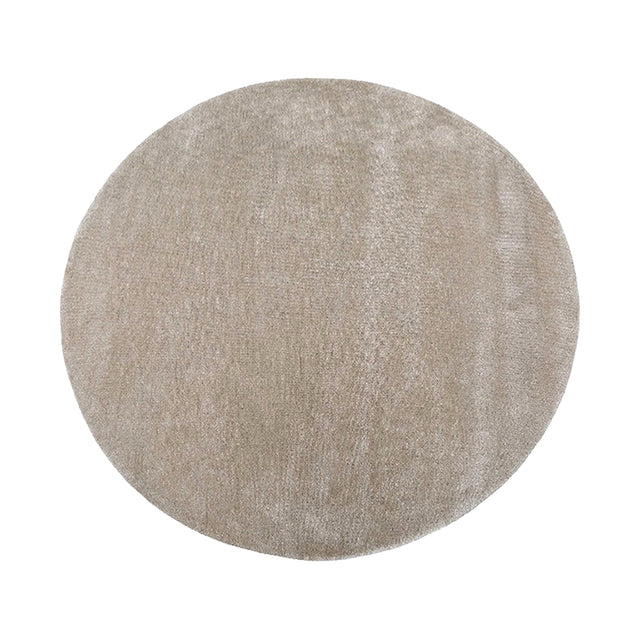 LABEL51 Vloerkleden Mila - Taupe - Polyester - 150x150 cm - Rond