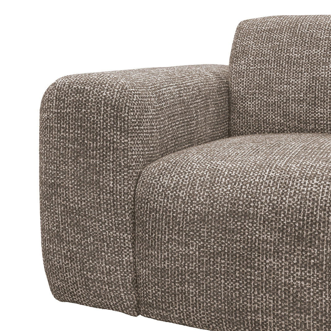 LABEL51 Hoekbank Verona - Taupe - Geweven - Rechts Voorstaand