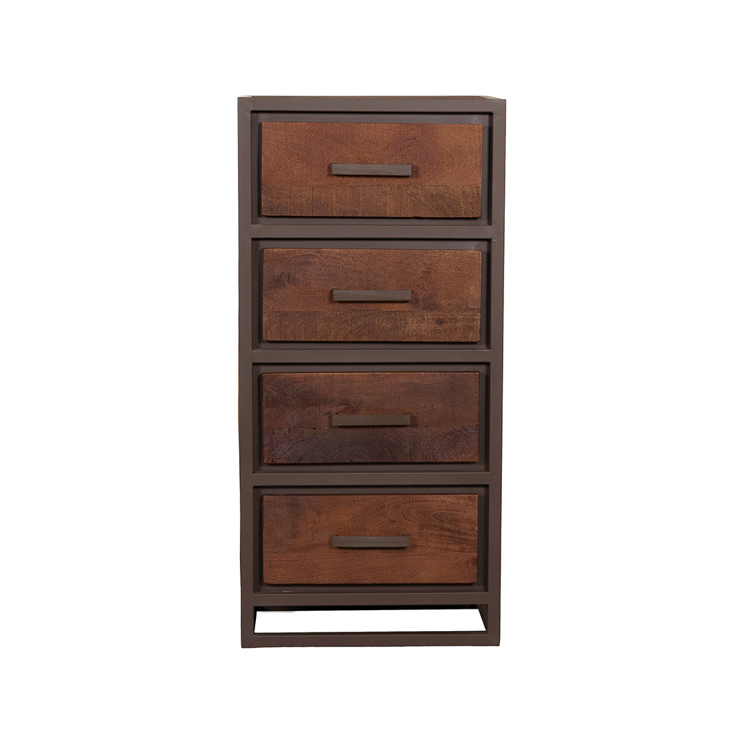 LABEL51 Ladekast Peru - Brown Espresso - Mangohout - 50 cm