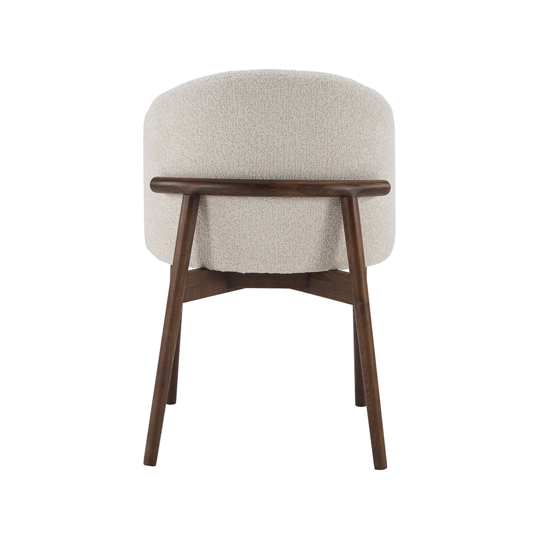 LABEL51 Eetkamerstoel Nagano - Naturel - Geweven - Walnoot Houten Frame van LABEL51 – Luxe comfort op maat van PureWonen. Vraag naar de beste prijs.