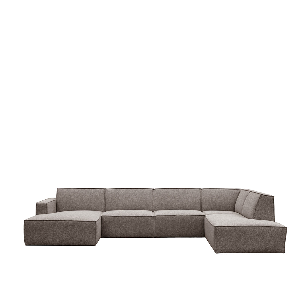 LABEL51 Bank Kay - Mushroom - Boucle - Rechts Voorstaand