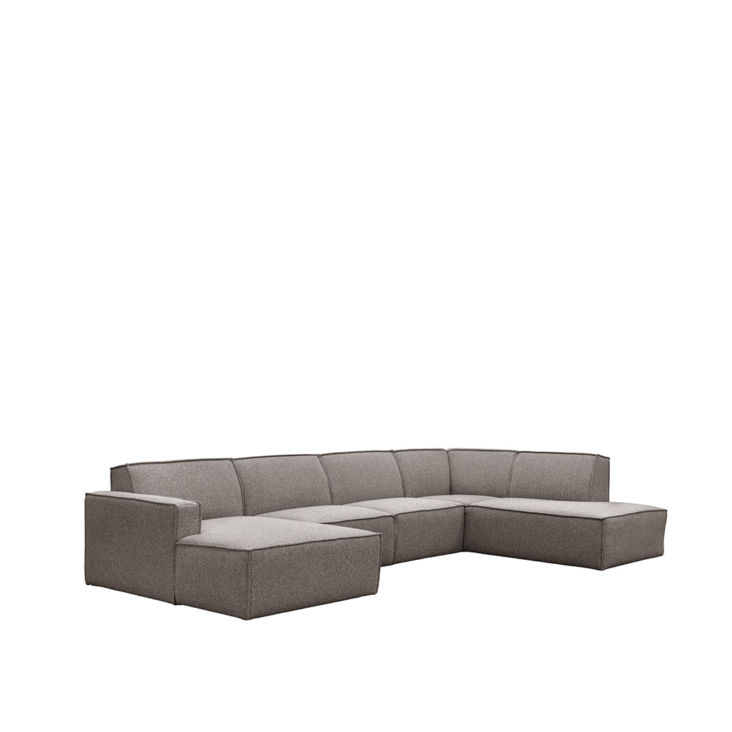 LABEL51 Bank Kay - Mushroom - Boucle - Rechts Voorstaand