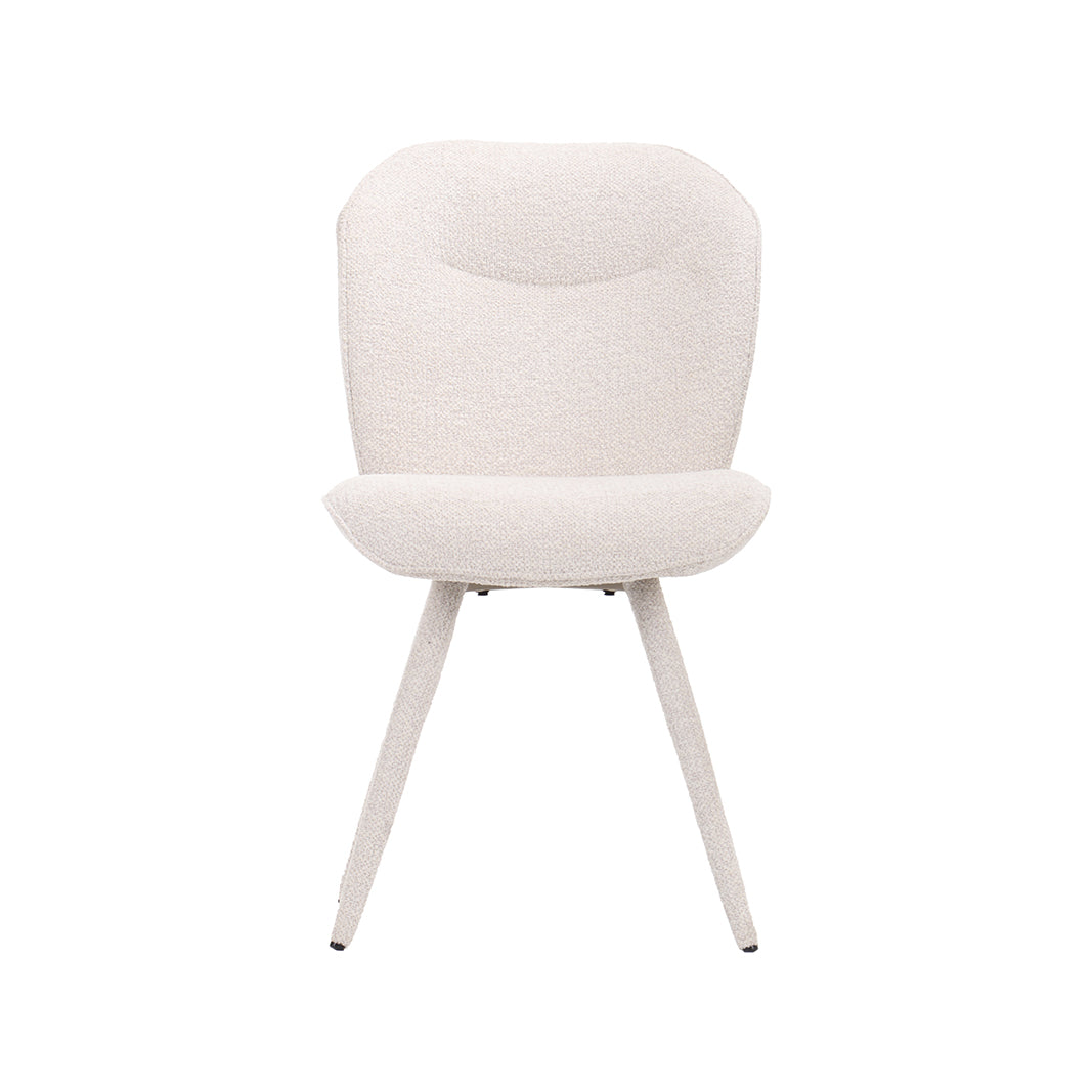 LABEL51 Eetkamerstoel Whoa - Naturel - Superb - Beige Stof