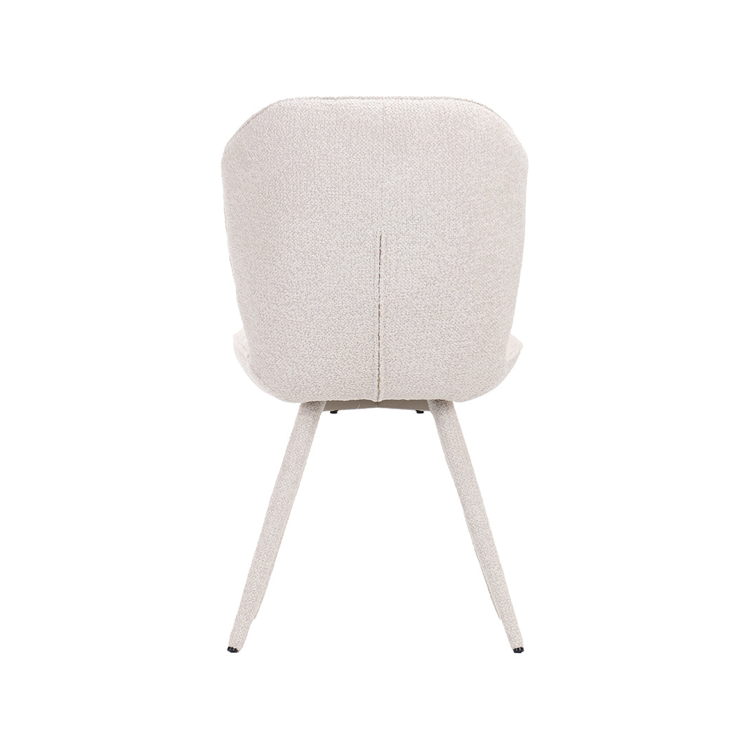 LABEL51 Eetkamerstoel Whoa - Naturel - Superb - Beige Stof