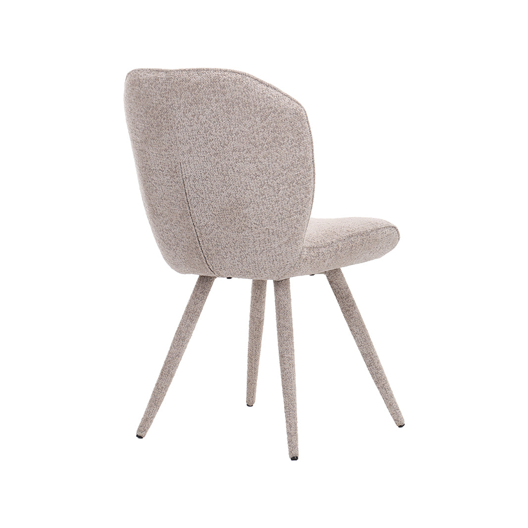 LABEL51 Eetkamerstoel Whoa - Beige - Superb - Beige Stof