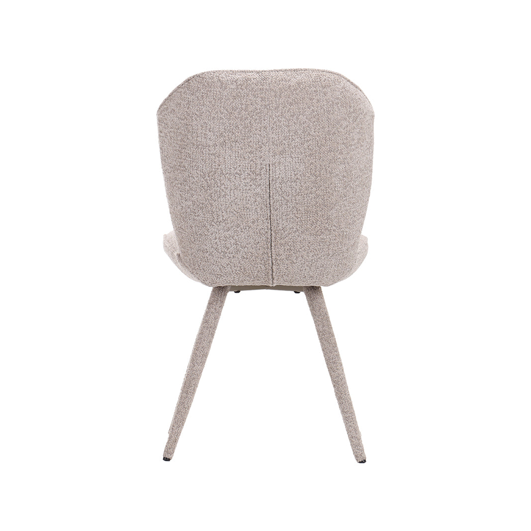 LABEL51 Eetkamerstoel Whoa - Beige - Superb - Beige Stof