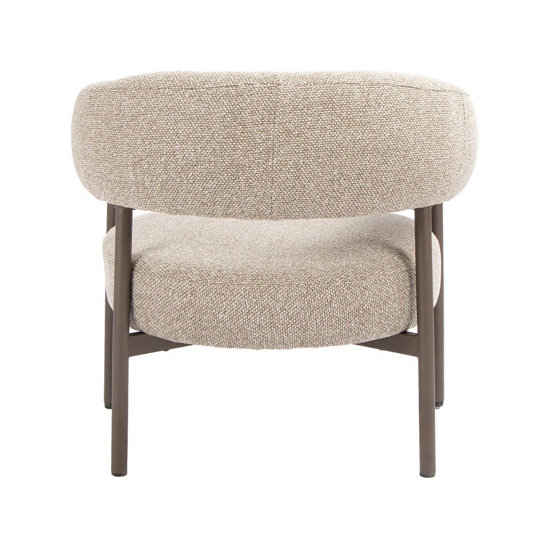 LABEL51 Fauteuil Delfina - Mushroom - Royal Boucle - One Size