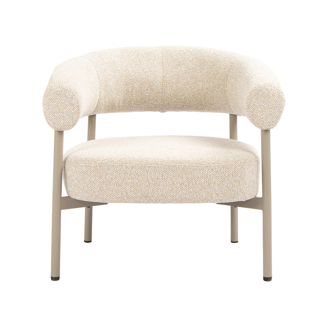 LABEL51 Fauteuil Delfina - Naturel - Royal Boucle - One Size
