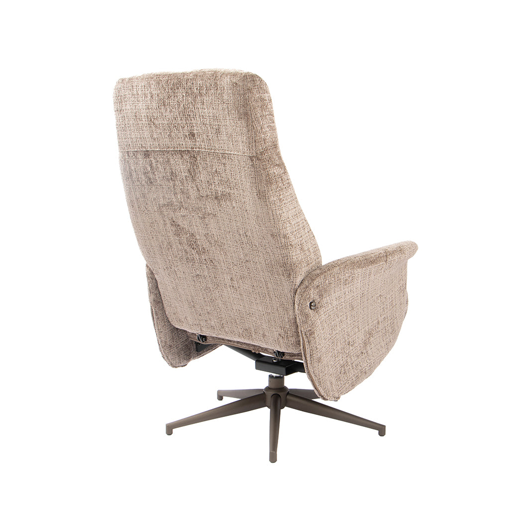 LABEL51 Fauteuil Tumba - Taupe - Cremona - One Size