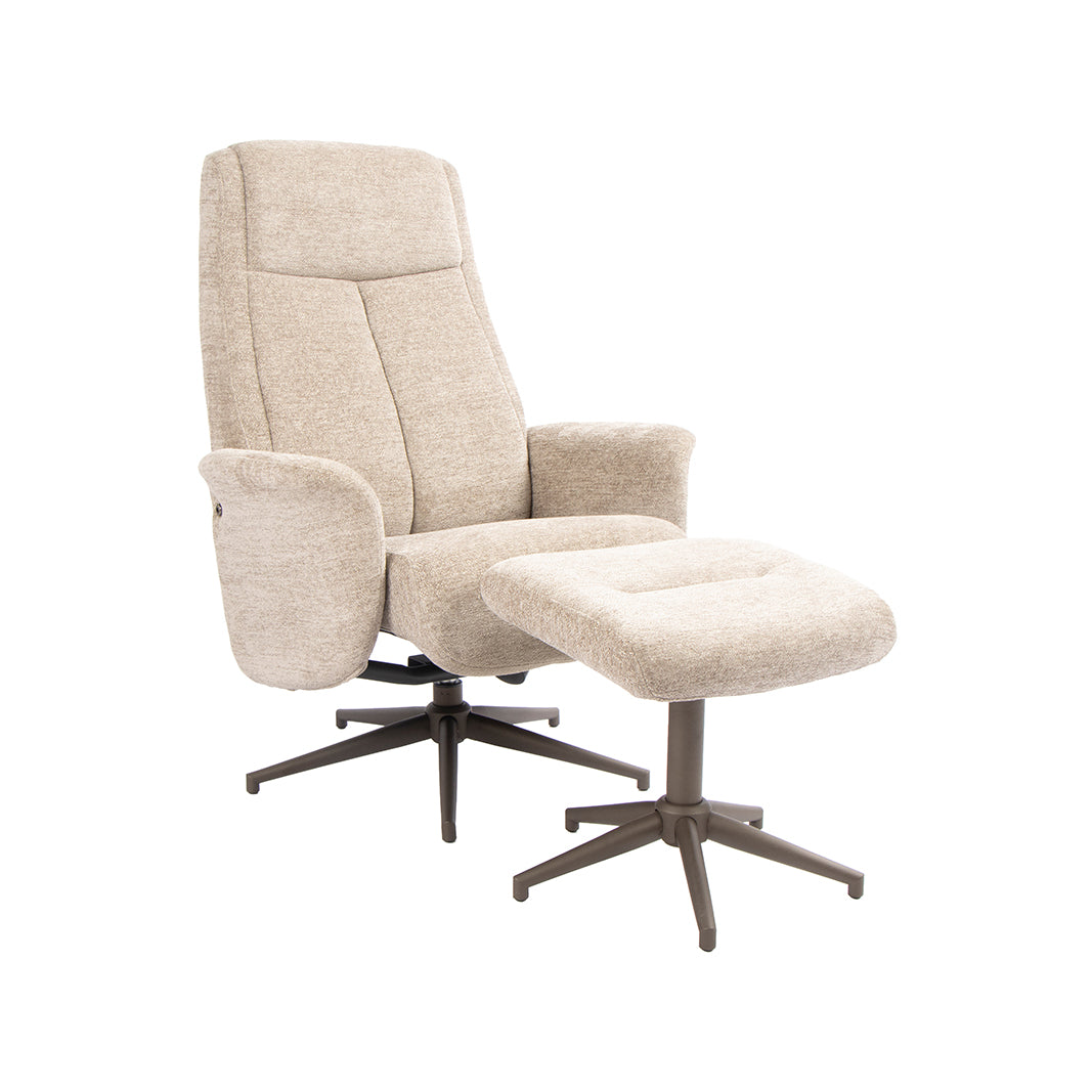 LABEL51 Fauteuil Tumba - Taupe - Raven - One Size