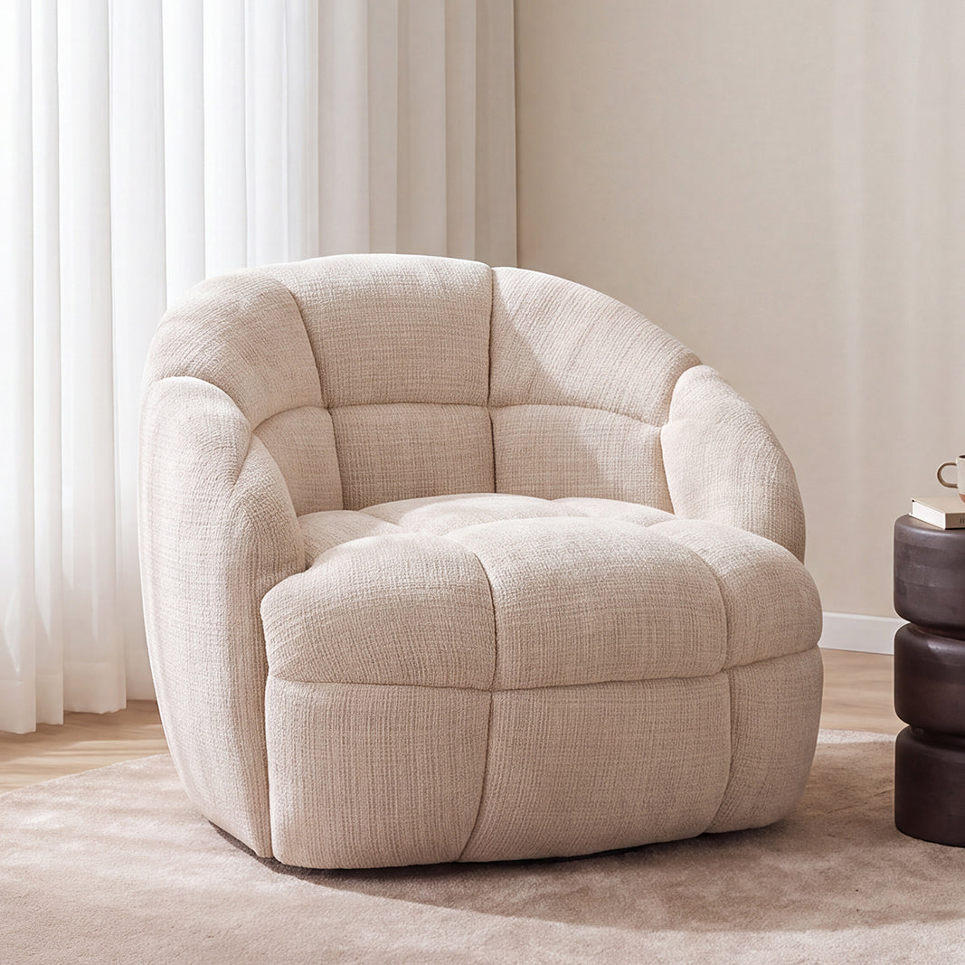 LABEL51 Fauteuil Bubble - Naturel - Cremona - One Size