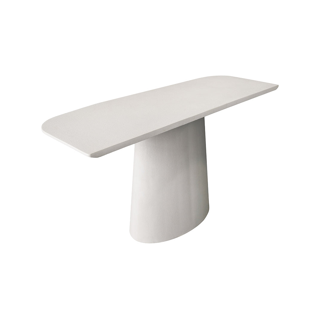LABEL51 Sidetable Elan - Beige - Concrete - 135x40 cm