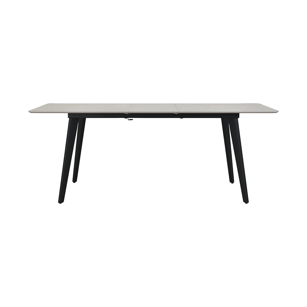 LABEL51 Eetkamertafel Japandi Slim - Beige - Marmer - 160/200x100 cm