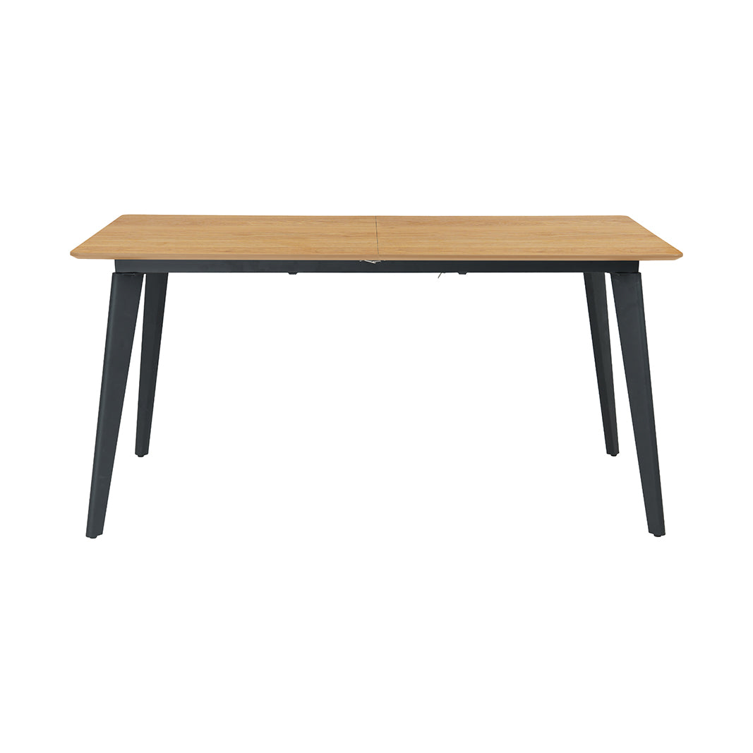 LABEL51 Eetkamertafel Japandi Slim - Naturel - Eiken - 160/200x100 cm
