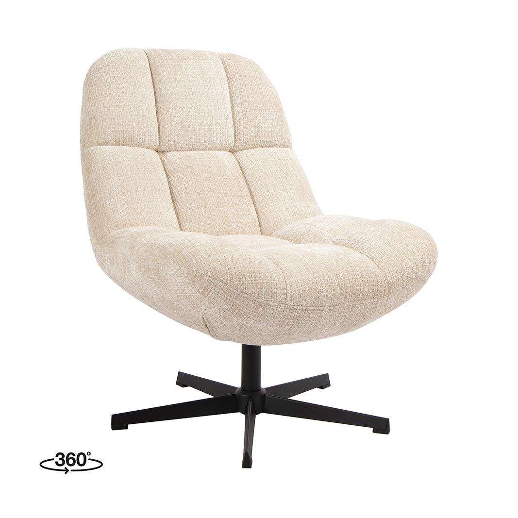 LABEL51 Fauteuil Cocoon - Naturel - Cremona - One Size