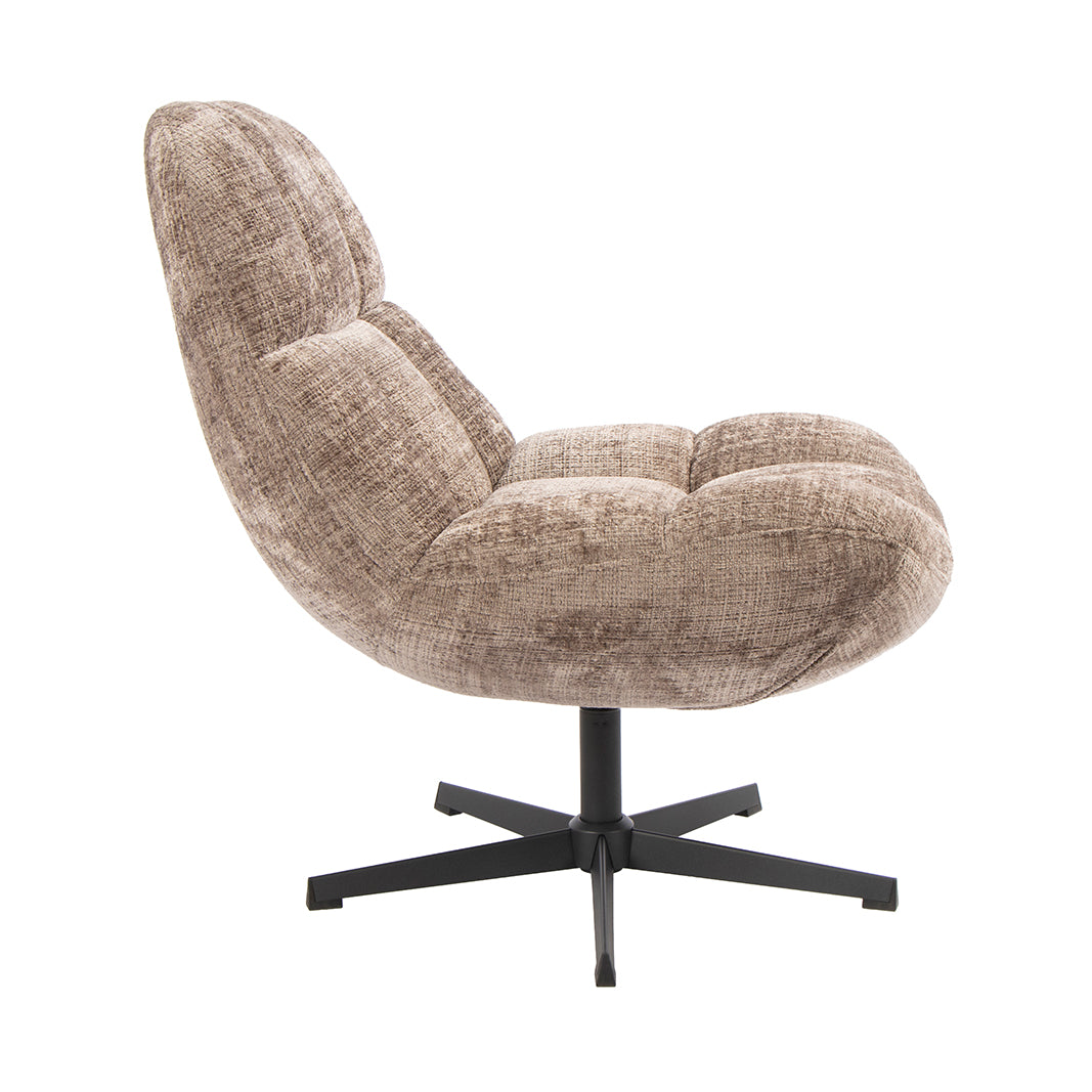 LABEL51 Fauteuil Cocoon - Taupe - Cremona - One Size