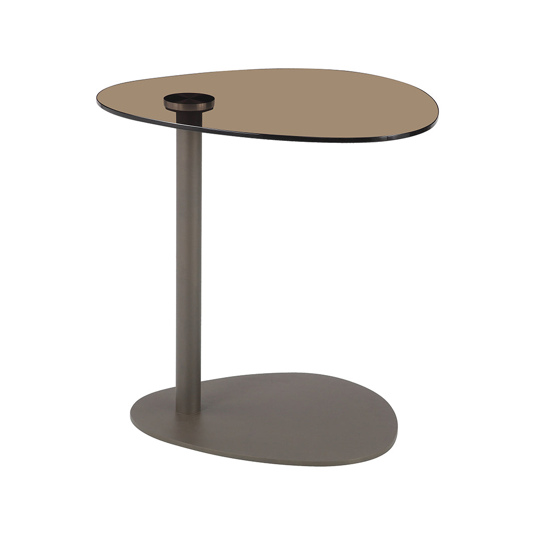 LABEL51 Bijzettafel Lilly - Brown - Metaal - 48 cm