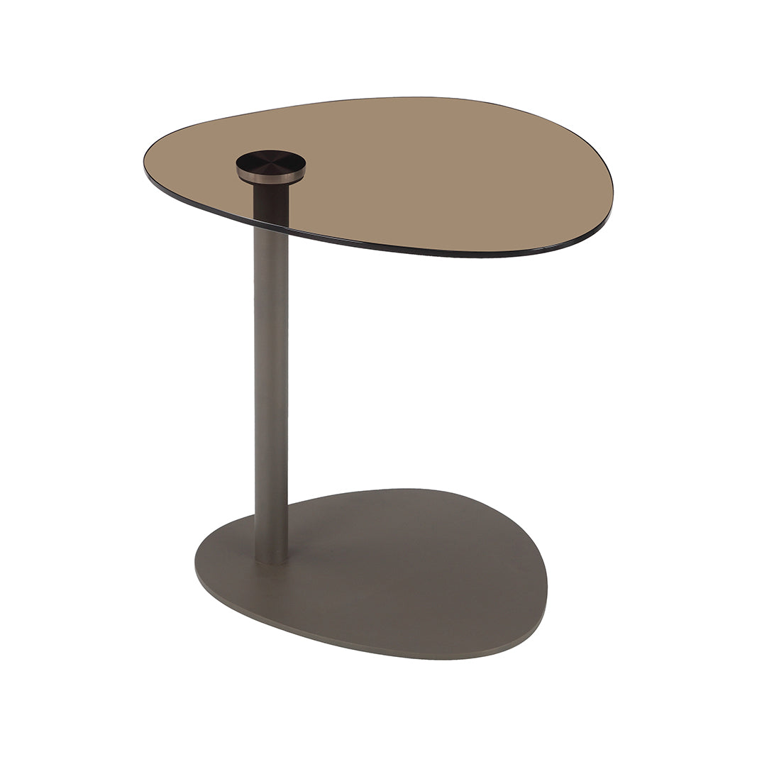 LABEL51 Bijzettafel Lilly - Brown - Metaal - 48 cm