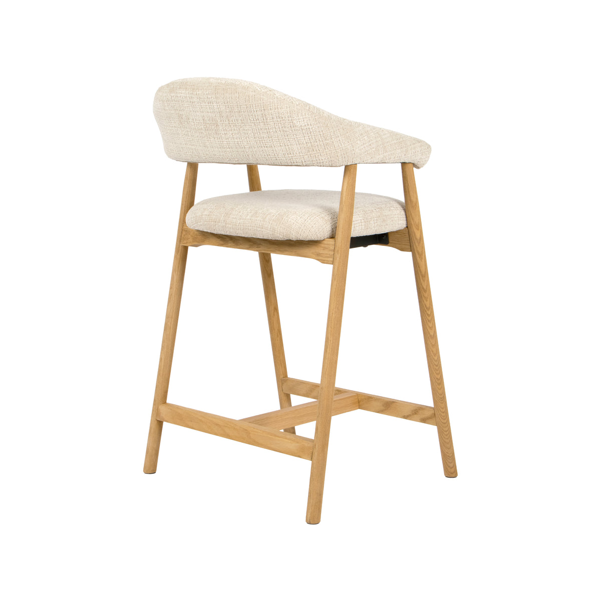 LABEL51 Barkruk Maren - Naturel - Cremona - Laag