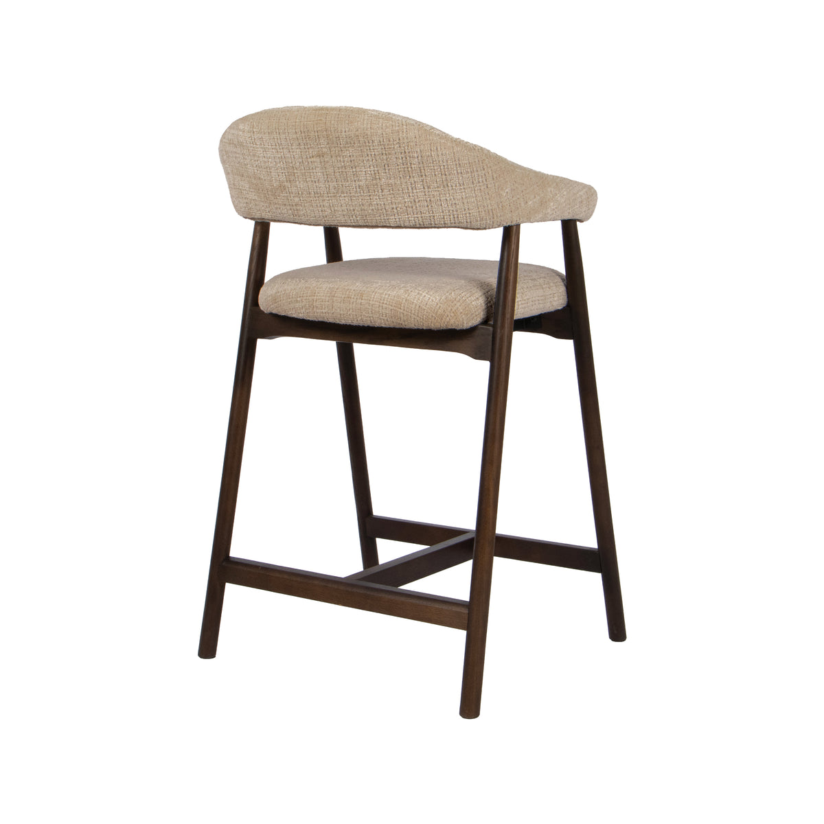 LABEL51 Barkruk Maren - Beige - Cremona - Laag