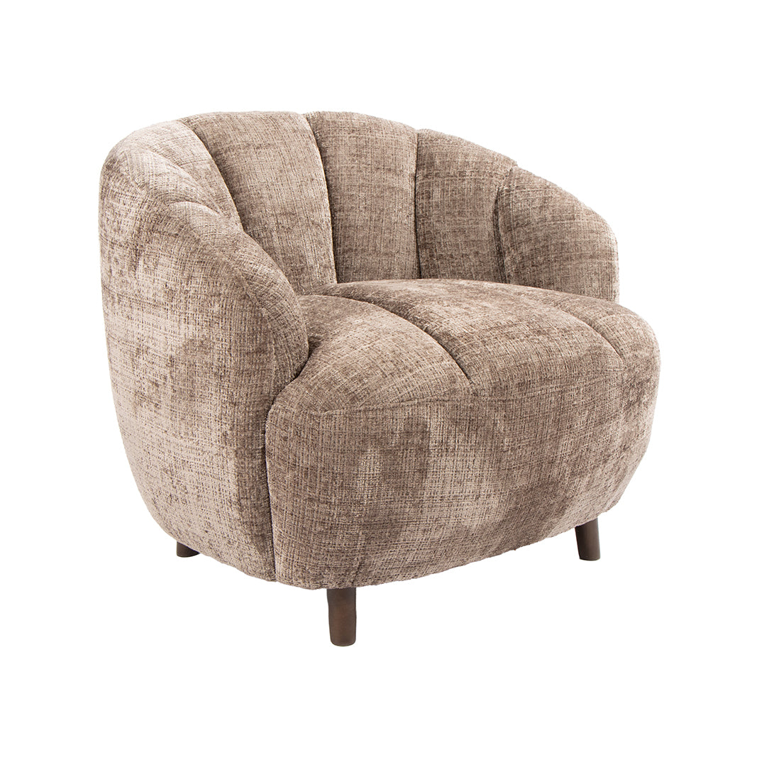 LABEL51 Fauteuil Vera - Taupe - Cremona - One Size
