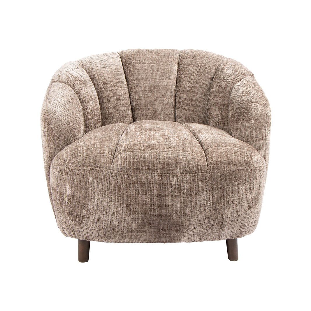 LABEL51 Fauteuil Vera - Taupe - Cremona - One Size