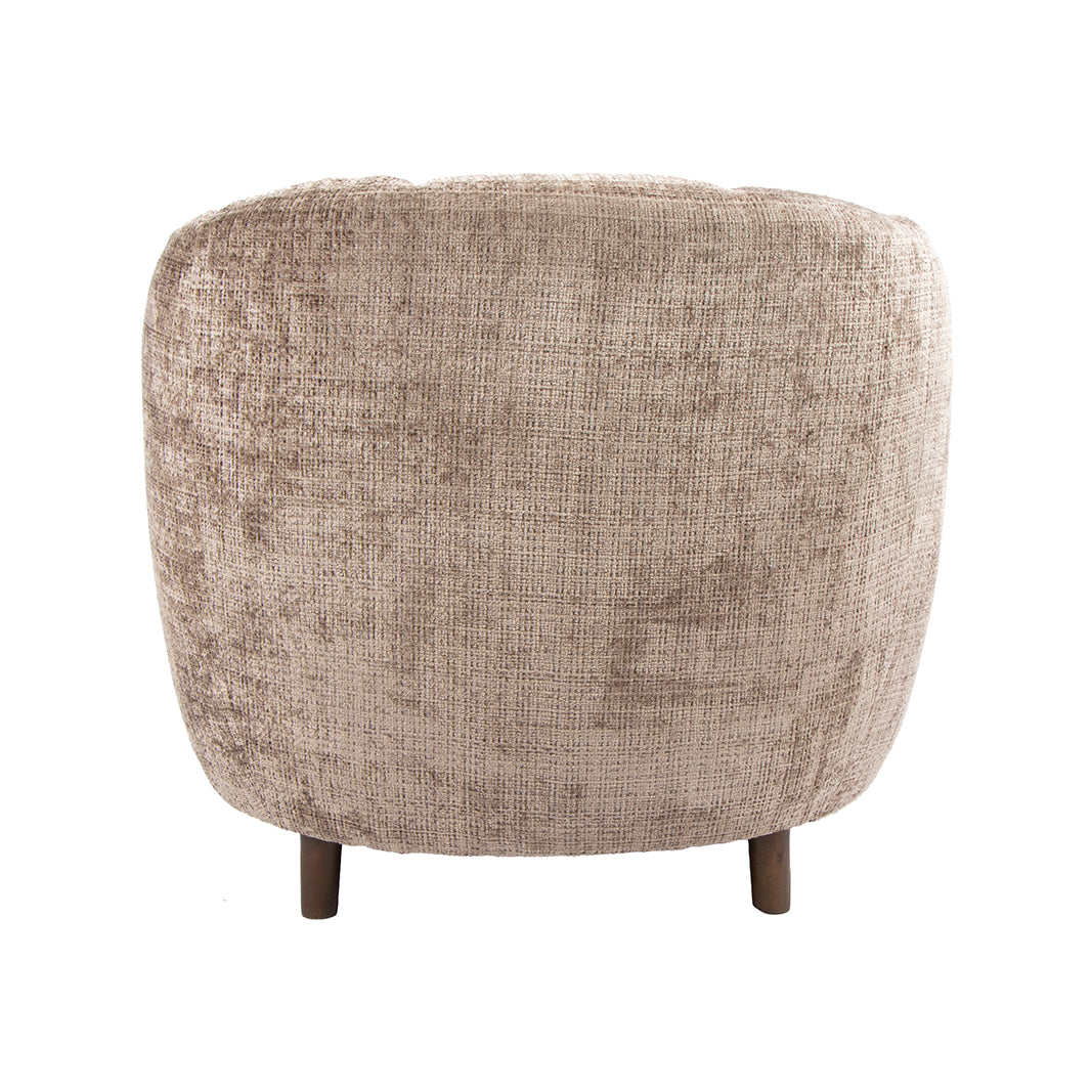 LABEL51 Fauteuil Vera - Taupe - Cremona - One Size
