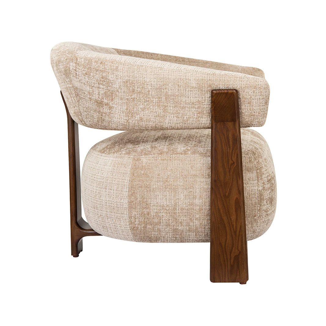 LABEL51 Fauteuil Nice - Beige - Cremona - One Size