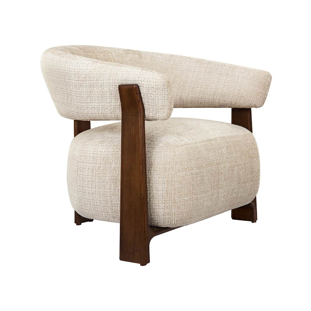 LABEL51 Fauteuil Nice - Naturel - Cremona - One Size