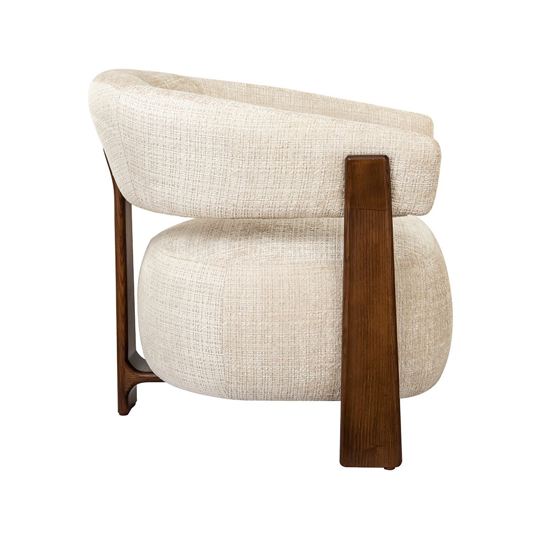 LABEL51 Fauteuil Nice - Naturel - Cremona - One Size
