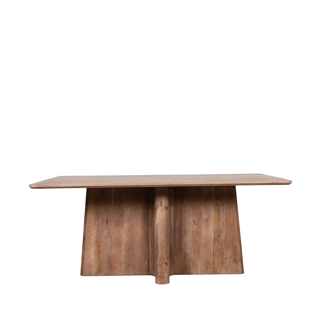 LABEL51 Eetkamertafel Scott - Nature Smooth - Mangohout - 220 cm
