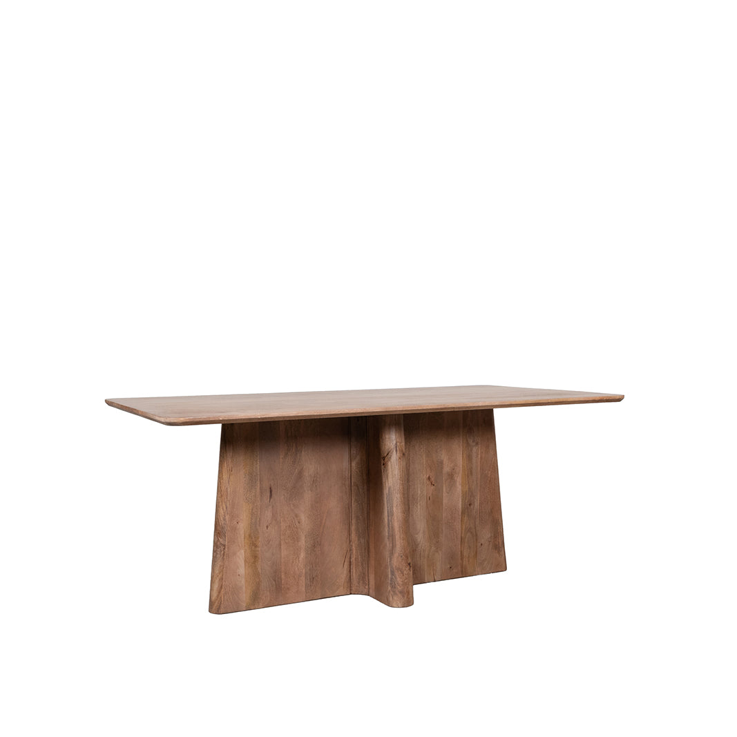 LABEL51 Eetkamertafel Scott - Nature Smooth - Mangohout - 200 cm