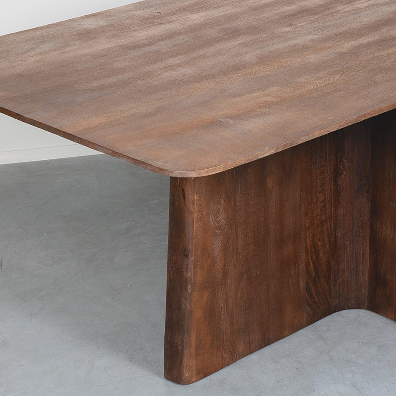 LABEL51 Eetkamertafel Scott - Nature Smooth - Mangohout - 200 cm