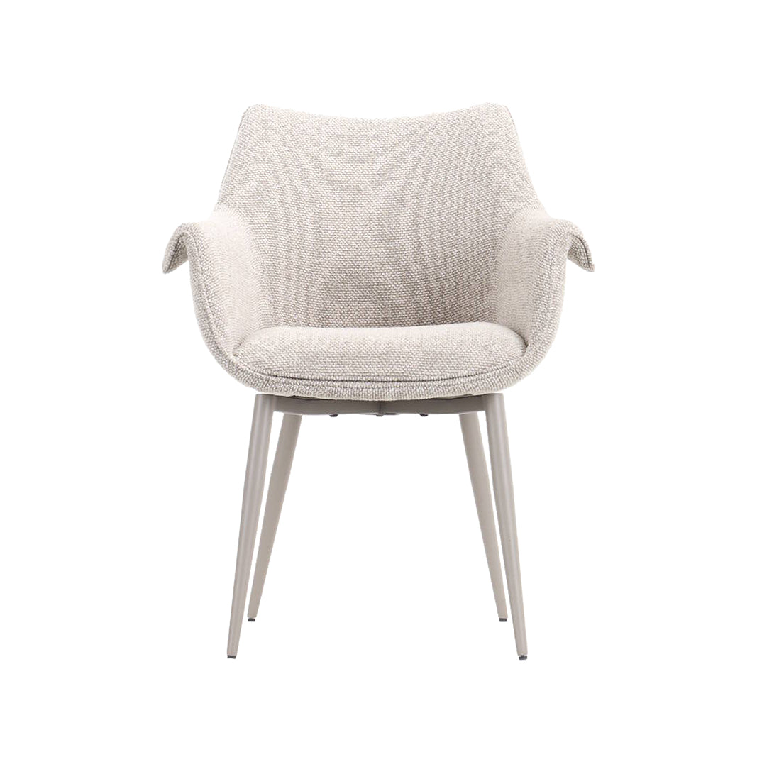LABEL51 Eetkamerstoel I_Mirai - Naturel - Royal Boucle - One size