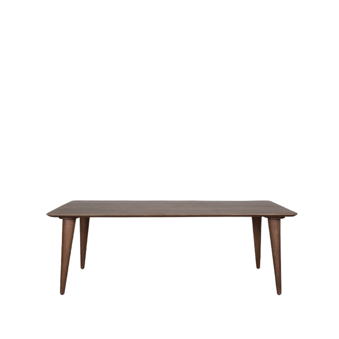 LABEL51 Eetkamertafel Fly - Espresso - Mangohout - 220 cm