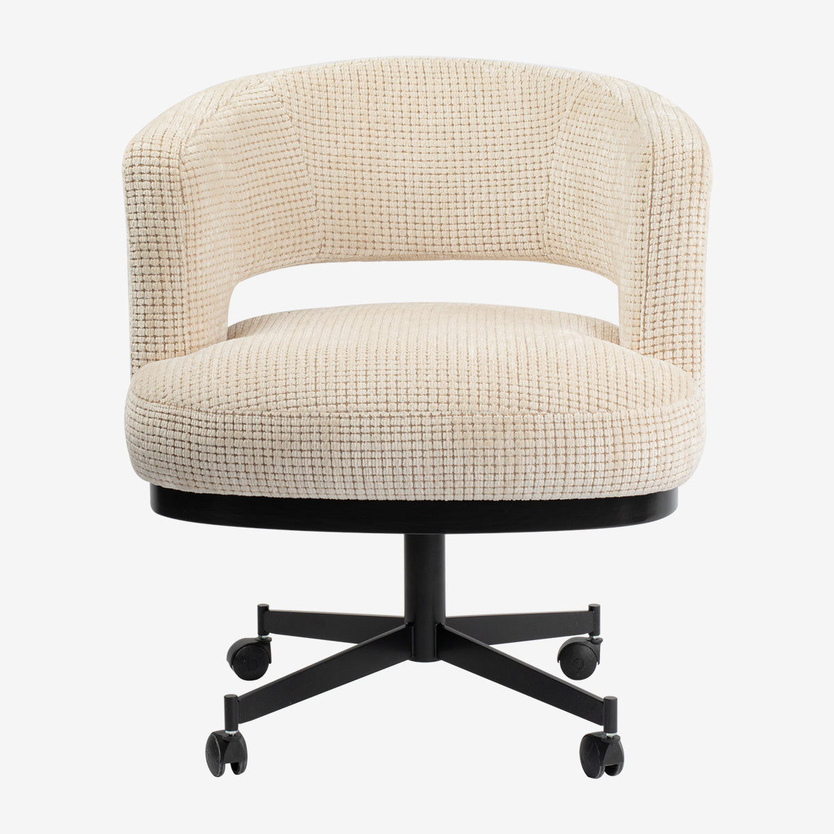 Bridgestone eetkamerstoel met wielen. van NIX Design – Luxe comfort op maat van PureWonen. Vraag naar de beste prijs.