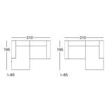 Hulk lounge stof COIMBRA 11 van PureWonen – Luxe comfort op maat van PureWonen. Vraag naar de beste prijs.