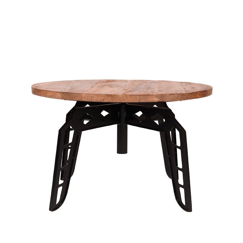 LABEL51 Salontafel Pebble - Rough - Mangohout - 80 cm - Rond van LABEL51 – Luxe comfort op maat van PureWonen. Vraag naar de beste prijs.