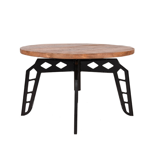 LABEL51 Salontafel Pebble - Rough - Mangohout - 80 cm - Rond van LABEL51 – Luxe comfort op maat van PureWonen. Vraag naar de beste prijs.