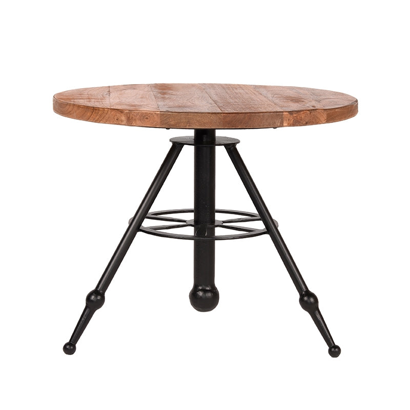 D-MAXX Salontafel Solid - Rough - Mangohout - 60 cm - Rond