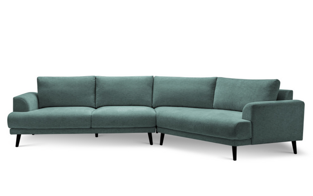 SALE Hoebank Vulcan sectional in Star Aqua van Sale producten uit de outlet locatie. - laagste prijs offerte van PureWonen
