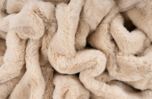 Plaid Heaven 150x200 beige van PureWonen - laagste prijs offerte van PureWonen