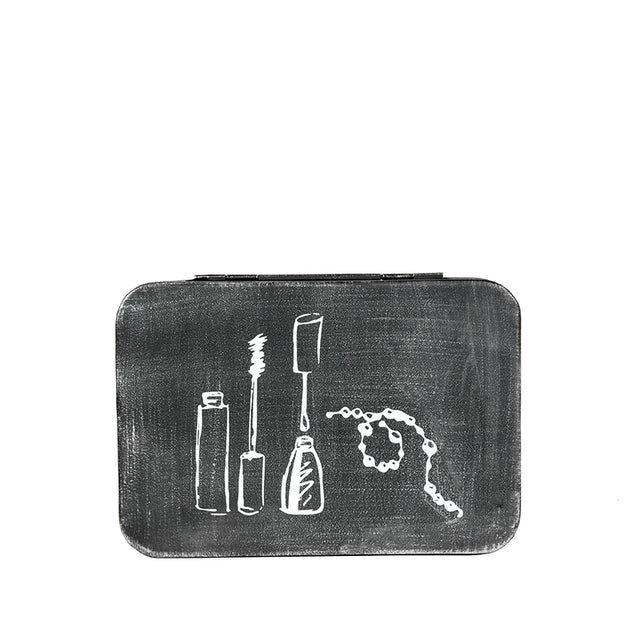 LABEL51 Make-Up opbergkist - Zwart - Metaal van LABEL51 - laagste prijs offerte van PureWonen