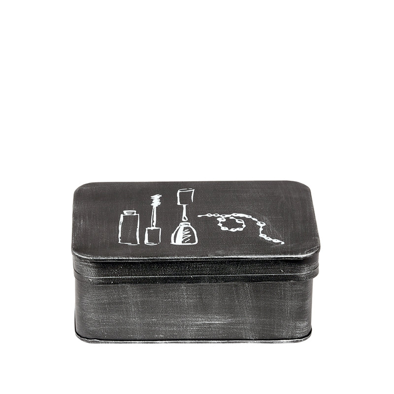 LABEL51 Make-Up opbergkist - Zwart - Metaal van LABEL51 - laagste prijs offerte van PureWonen