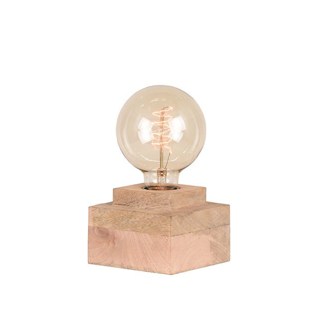 LABEL51 Tafellamp Block - Rough - Mangohout van LABEL51 – Luxe comfort op maat van PureWonen. Vraag naar de beste prijs.